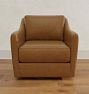 Luanna Leather Swivel Chair