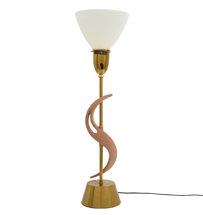 Vintage Mid-Century Torchiere Table Lamp by Rembrandt