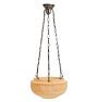 Vintage Classical Revival Gravity Hook Bowl Chandelier