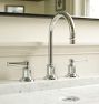 Miramar Lever Handle Widespread Bathroom Faucet