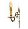 Pair of Vintage Colonial Revival Double Candle Sconces