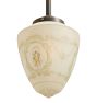 Rose City Pendant with Vintage Classical Revival Cameo Shade