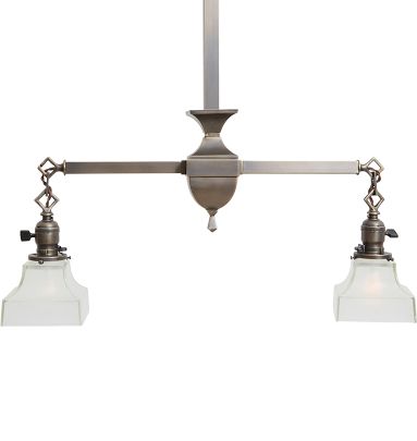 Vintage Arts &amp; Crafts 2-Light Pendant