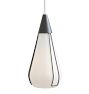 Vintage Mid-Century Teardrop Pendant with Wire Frame