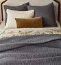 Pick-Stitch Cotton Quilt &amp; Shams