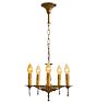 Vintage Classical Revival 5-Light Candle Chandelier