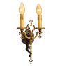 Pair of Vintage Romance Revival Double Candle Sconces