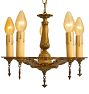 Vintage Classical Revival 5-Light Candle Chandelier