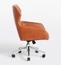 Lents Leather Swivel Office Chair