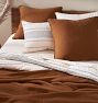 Coyuchi Organic Cascade Matelasse Cotton Blanket &amp; Shams