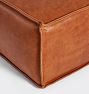 Grant Square Leather Ottoman