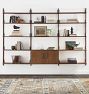 Hart Modular Triple Shelving Unit With Cabinet