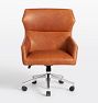 Lents Leather Swivel Office Chair