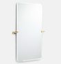 Meadows Frameless Wide Rectangle Pivot Mirror