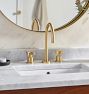 West Slope Cross Handle Widespread Bathroom Faucet