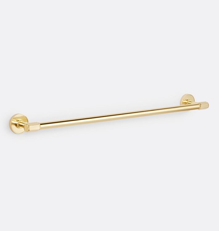 Hassalo 24" Towel Bar, Aged Brass