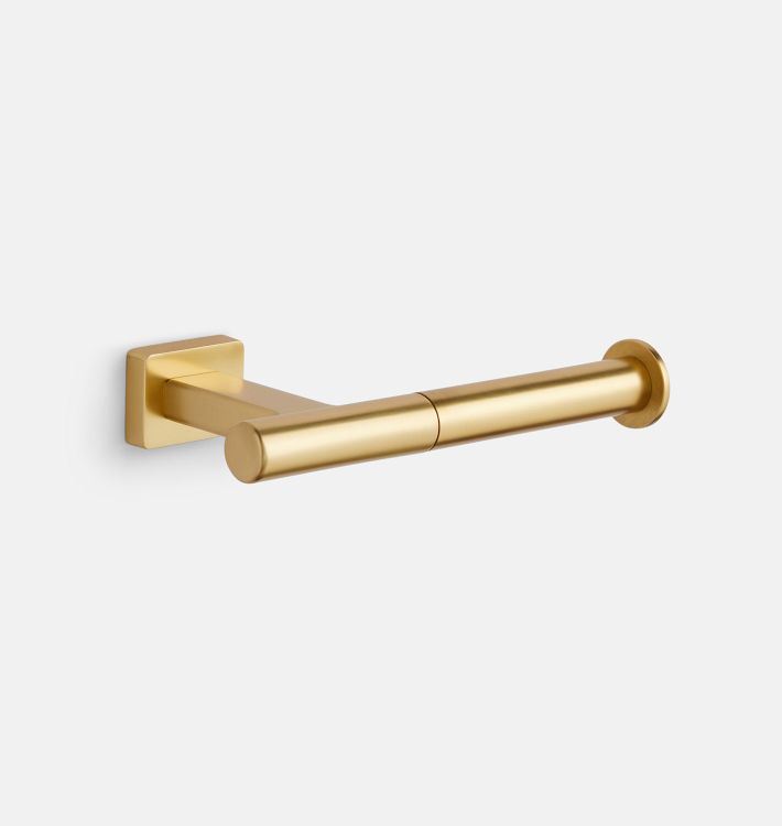 Allenglade Toilet Paper Holder, Aged Brass