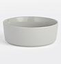 Waggo Simple Solid Ceramic Pet Bowl, Large, Light Gray