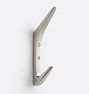 Wallowa Double Hook, Polished Nickel