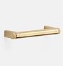 West Slope Drawer Pull - 4" - Aged Brass