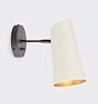 Cypress Small Sconce, Oil-Rubbed Bronze - White Shade