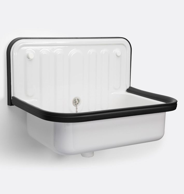 Alape Bucket Sink with Black Trim