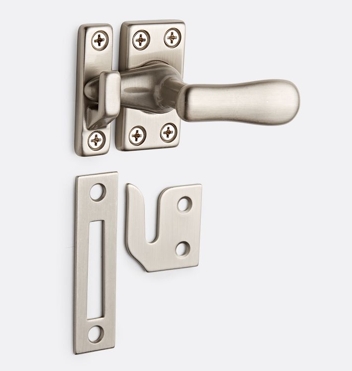 Casement Window Lock, Brushed Nickel