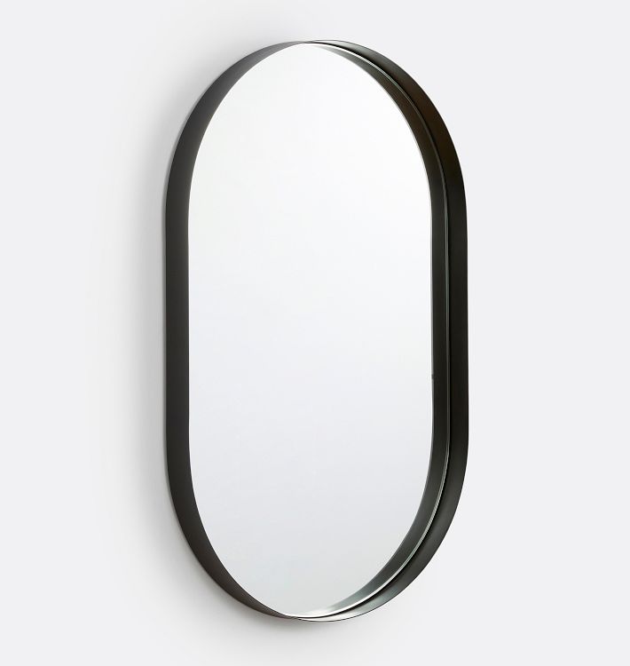 OPEN BOX Deep Frame Pill Mirror, Oil-Rubbed Bronze