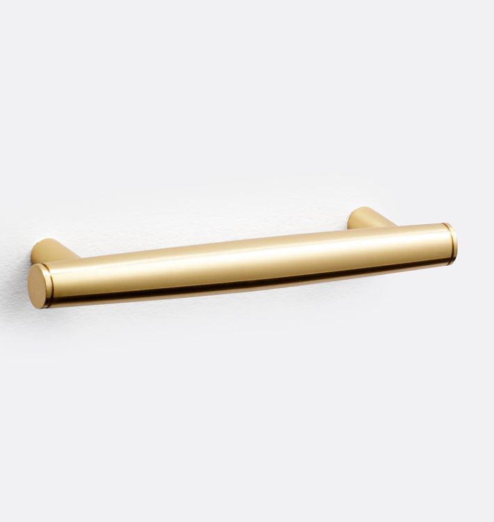 Altona Drawer Pull, 4" Aged Brass