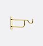 Short Outdoor Planter Hanger, Aged Brass