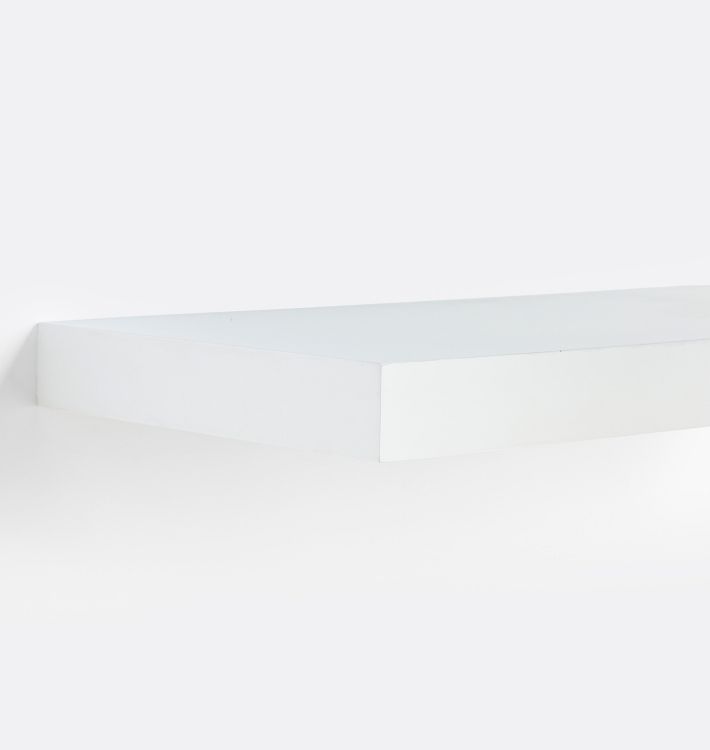 OPEN BOX: Floating Wood Shelf with 2" Height, 12"D x 24"W
