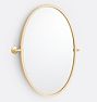 Eastmoreland Oval Pivot Mirror, 21" x 32" - Aged Brass