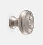 Ringed Cabinet Knob, Brushed Nickel