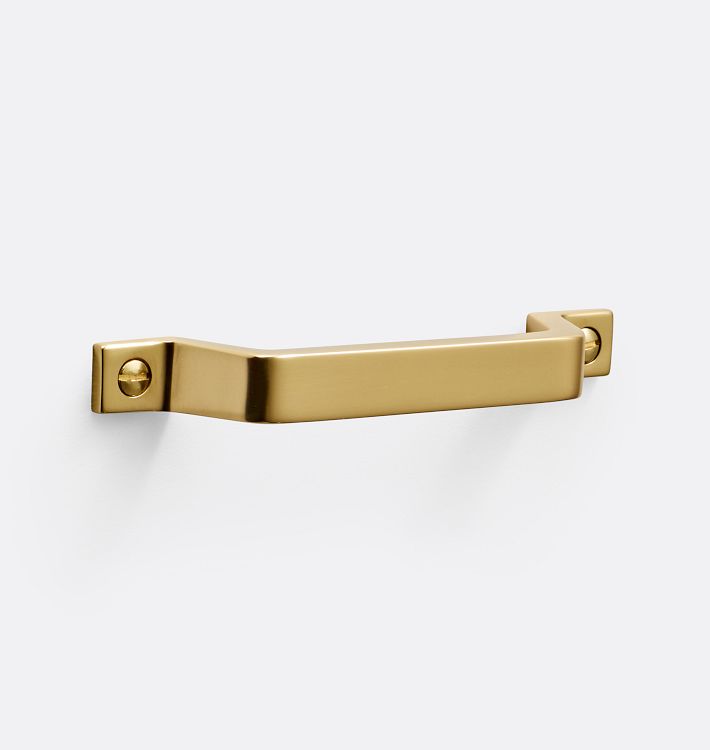 Tabor Drawer Pull, 4" - Aged Brass