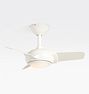 Kestrel Ceiling Fan Matte White with White Blades