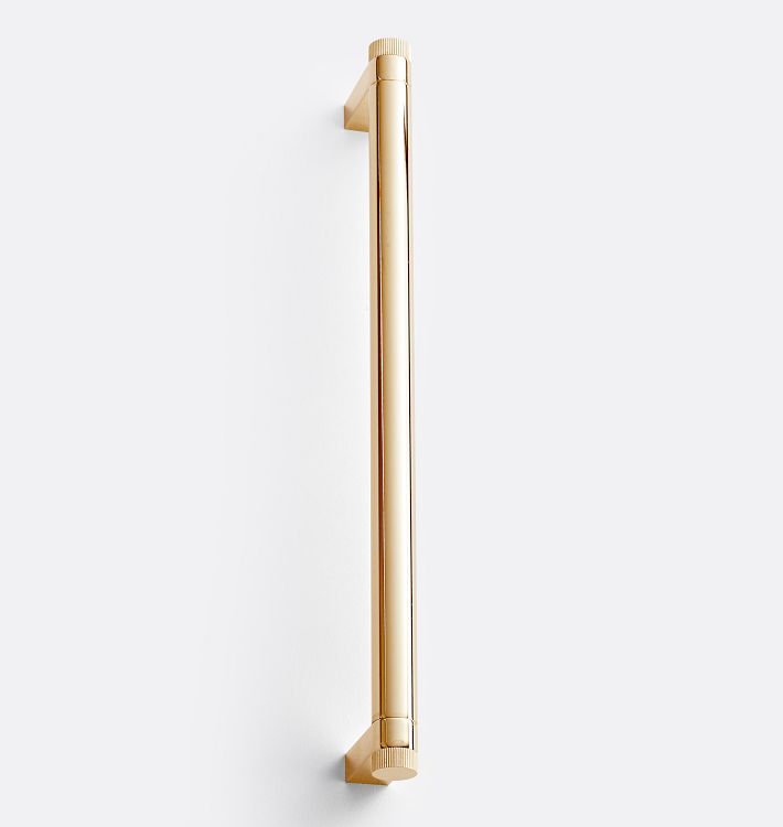 West Slope Appliance Pull, 12" - Aged Brass
