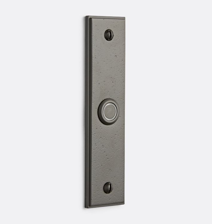 Jerico Rectangle Doorbell, Oil-Rubbed Bronze