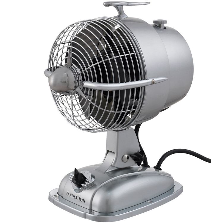 Urban Jet Desk Top Fan Silver