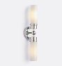 Howe Double Sconce, Polished Nickel