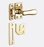 Casement Window Lock, Unlacquered Brass