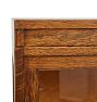 Vintage Quartersawn Oak 3-Section Barrister Cabinet by Globe