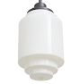 Rose Cit Pendant with Vintage Tiered Art Deco Shade