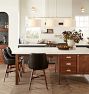 Dexter Leather Swivel Counter &amp; Bar Stool