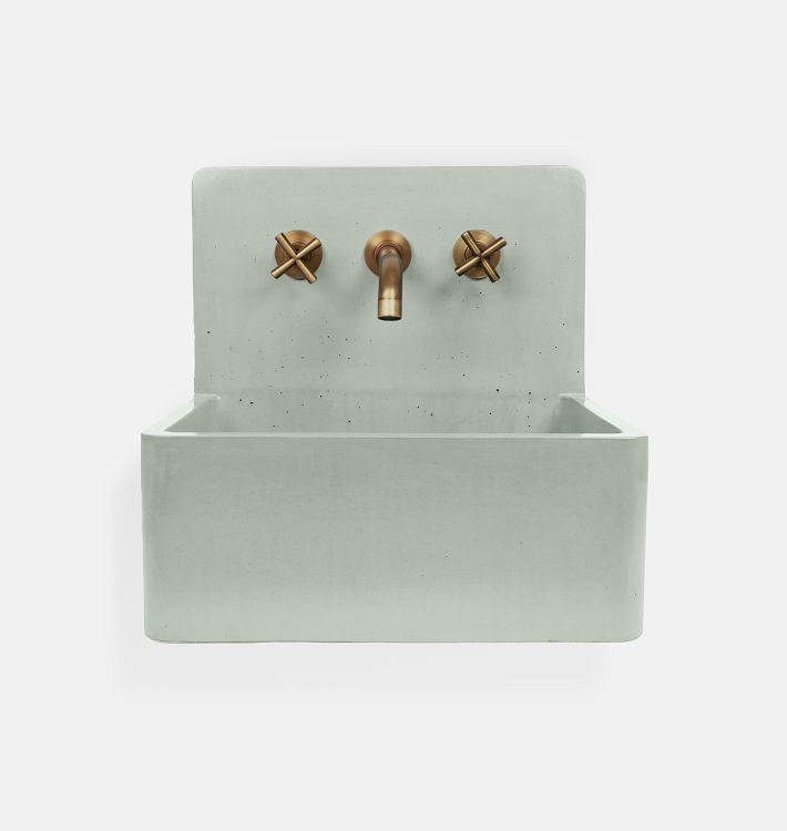 Edy 17" Bucket Sink - Pistachio - Widespread