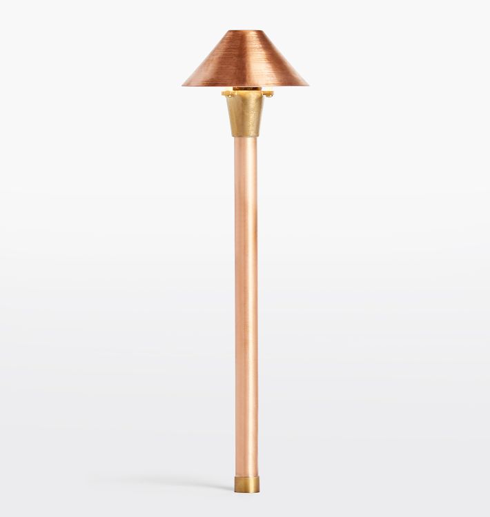 Quimby LED Path Light, Copper