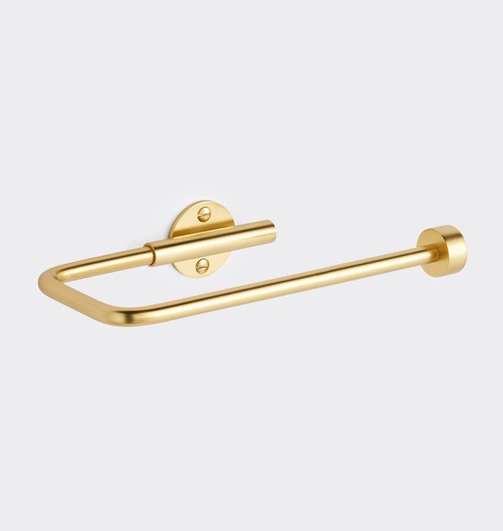Patton Towel Ring, Aged Brass