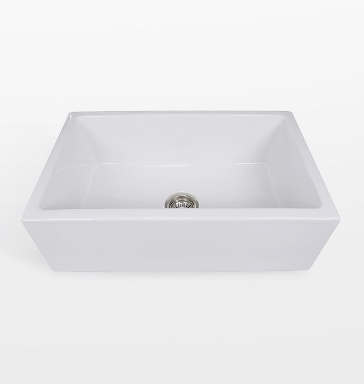 Blakely Fireclay Single Kitchen Sink - 30" x 18" x 7"
