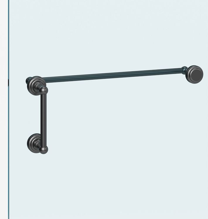 Connor 6" Shower Door Pull and 18" Towel Bar - Oil-Rubbed Bronze