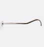 17-1/2" Wall Mount Gooseneck Shower Arm - Polished Nickel