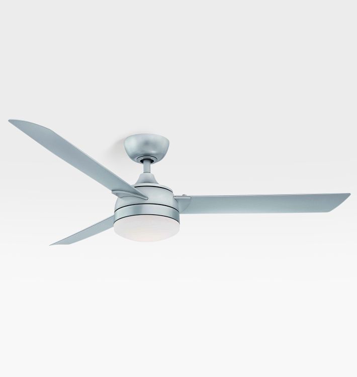 56" Xeno LED Ceiling Fan - Silver with Silver Blades